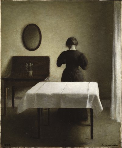 Interieur door Vilhelm Hammershoi