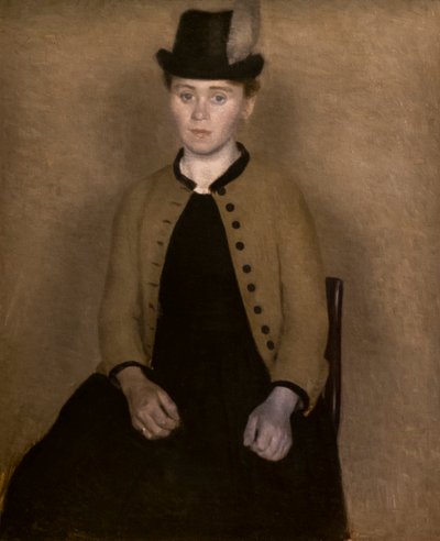 Portret van Ida Ilsted door Vilhelm Hammershoi