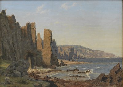Een Rotsachtige Kust. Rø, Bornholm door Vilhelm Kyhn