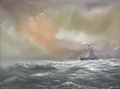 Bismarck signalen Prinz Eugen 0959uur 24051941 door Vincent Alexander Booth