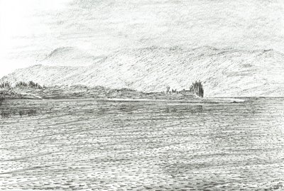 Duart Kasteel vanaf een veerboot, 2007 door Vincent Alexander Booth