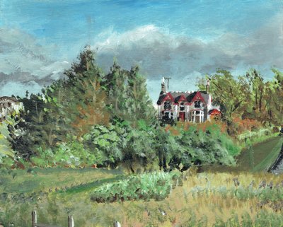 Huis in de Hooglanden, Creag Dhubh door Vincent Alexander Booth