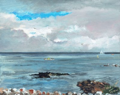 Howth Ierland door Vincent Alexander Booth