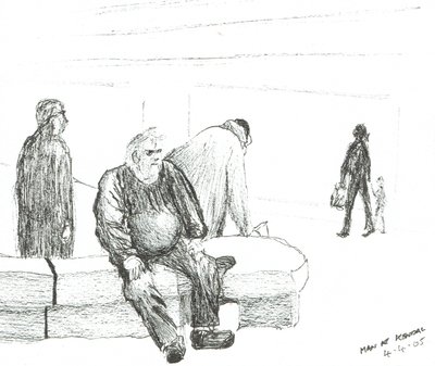 Man in Kendal, 2005 door Vincent Alexander Booth