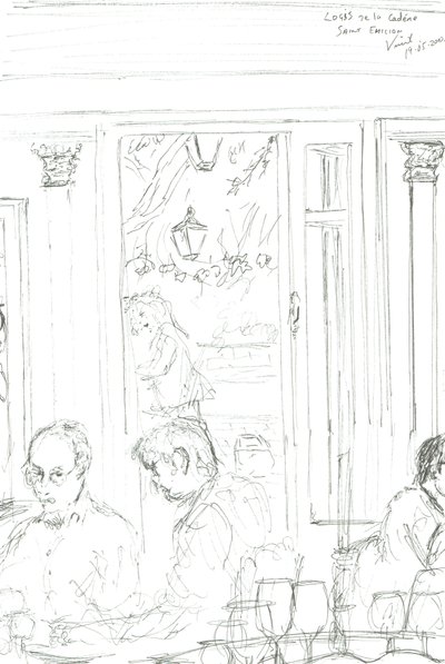 St Emilion Restaurant, 2015 door Vincent Alexander Booth