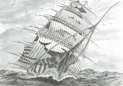Stormmakers Garabogazkol Meer door Vincent Alexander Booth
