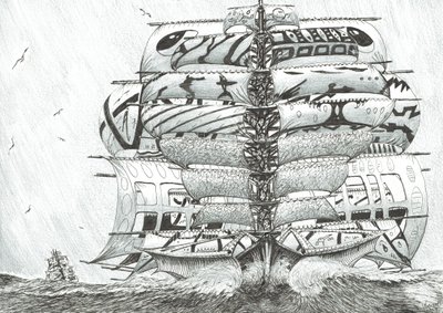 Storm Scheppers Middellandse Zee door Vincent Alexander Booth