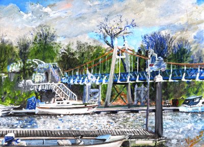Teddington Lock, 2001 door Vincent Alexander Booth