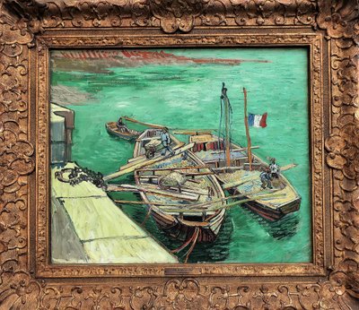 1888 van Gogh Rhonebarken door Vincent van Gogh