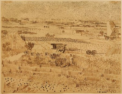 Oogst in de Provence door Vincent van Gogh
