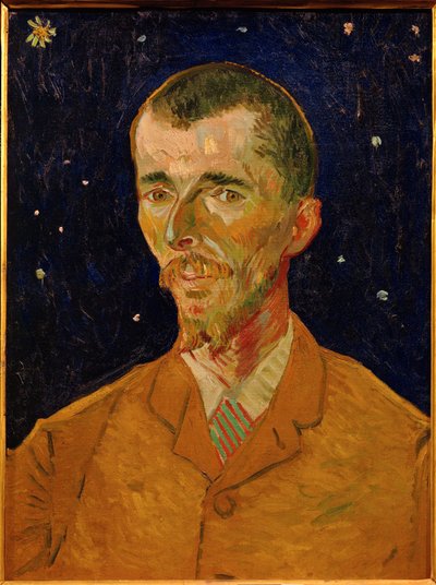 Eugene Boch, Belgisch schilder (olieverf op doek) door Vincent van Gogh