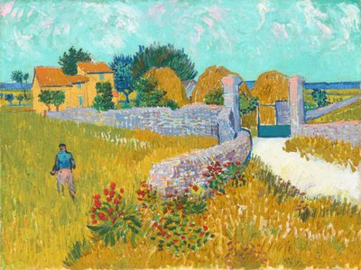 Boerderij in de Provence door Vincent van Gogh