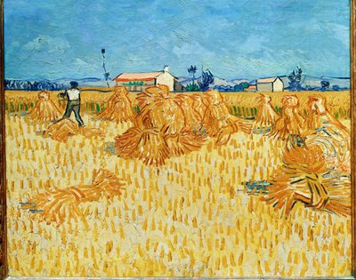 Oogst in de Provence juni 1888 (olieverf op doek) door Vincent van Gogh