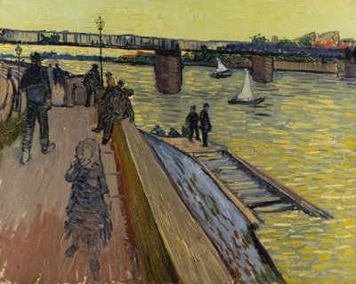 De Brug van Trinquetaille in Arles door Vincent van Gogh