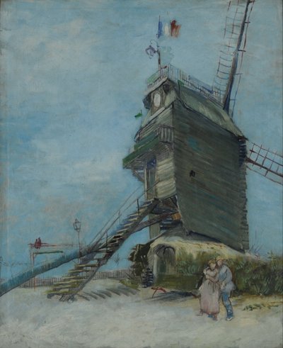 Le Moulin de la Galette, Montmartre, Parijs, c.1886-87 door Vincent van Gogh