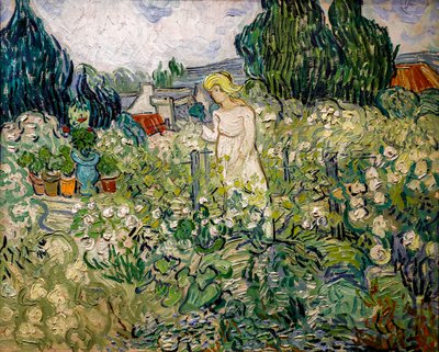 Mevrouw Gachet in haar tuin in Auvers-sur-Oise door Vincent van Gogh