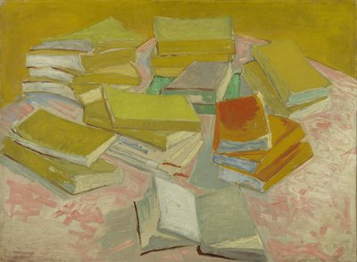 Stapels Franse romans door Vincent van Gogh