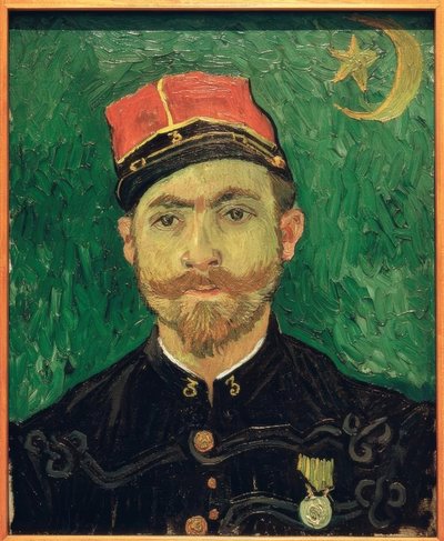 Portret van Milliet door Vincent van Gogh