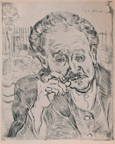 Portret van Dr. Gachet, ca. 1890, 1946 door Vincent van Gogh