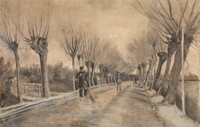 Weg in Etten, 1881 door Vincent van Gogh