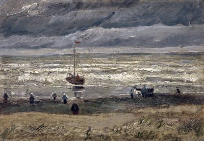 Zee bij Scheveningen door Vincent van Gogh