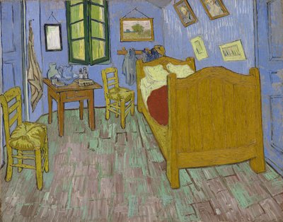 De slaapkamer, 1889 door Vincent van Gogh