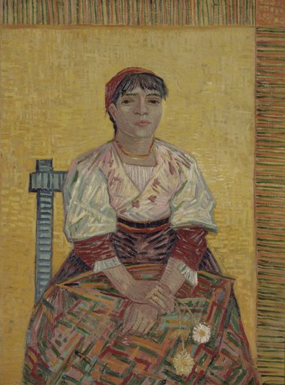De Italiaanse vrouw, 1887 door Vincent van Gogh