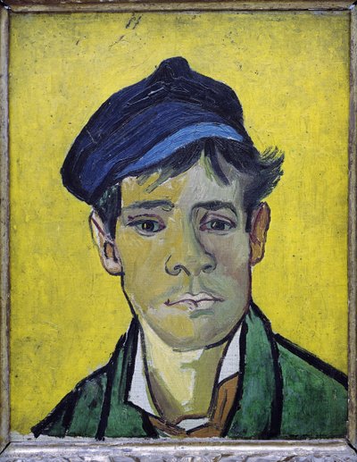 Jonge man met hoed door Vincent van Gogh