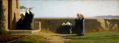 De monachine (nonnen) of De ochtend door Vincenzo Cabianca