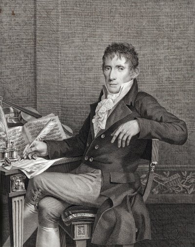 Portret van de violist en componist Alessandro Rolla 1757-1841, ca. 1810 door Vincenzo Raggio