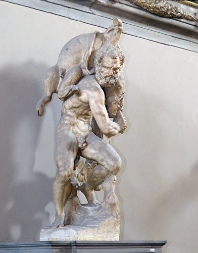 De werken van Hercules, Salone dei Cinquecento door Vincenzo di Raffaello de