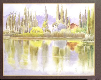 Lake Dal, Kashmir door Violet M. Minchin