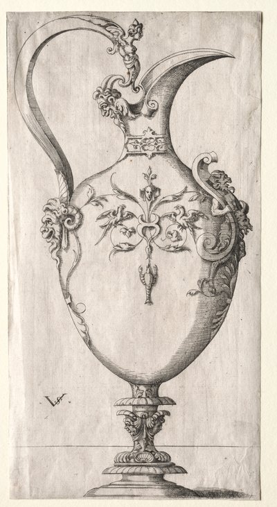 Ontwerp voor een kan door Virgilius Solis