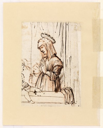 Maagd die het Kind aanbidt met Sint-Jan, late jaren 1480 - vroege jaren 1490 door Vittore Carpaccio