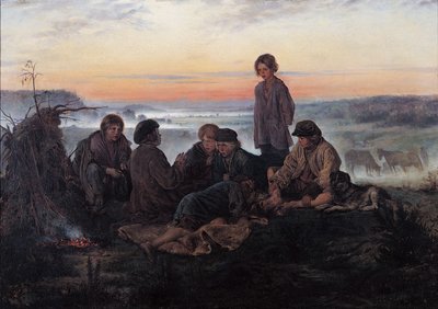 De Bezhin Lea, 1869 door Vladimir Egorovic Makovsky