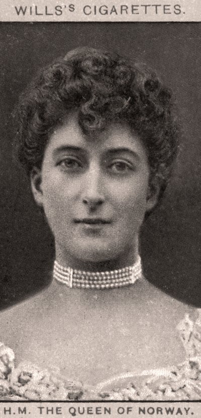 H.M. De Koningin van Noorwegen, 1908 door WD and HO Wills