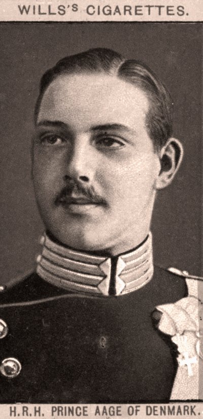 Z.K.H. Prins Aage van Denemarken, 1908 door WD and HO Wills