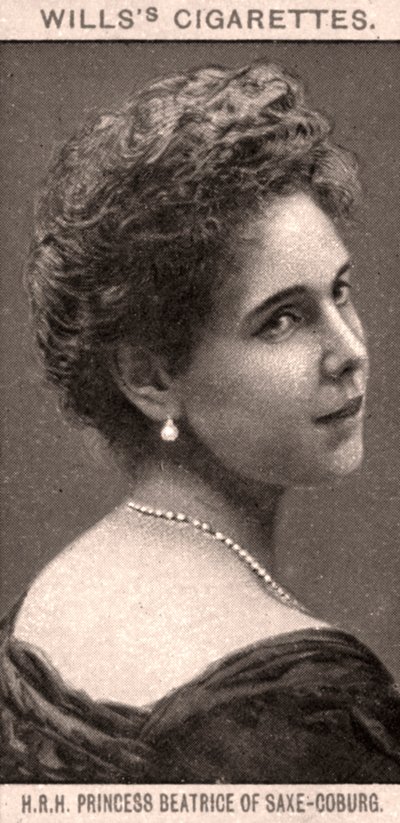 H.K.H. Prinses Beatrice van Saksen-Coburg, 1908 door WD and HO Wills