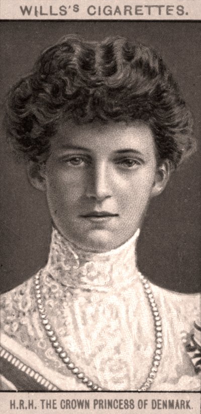 Z.K.H. De Kroonprinses van Denemarken, 1908 door WD and HO Wills