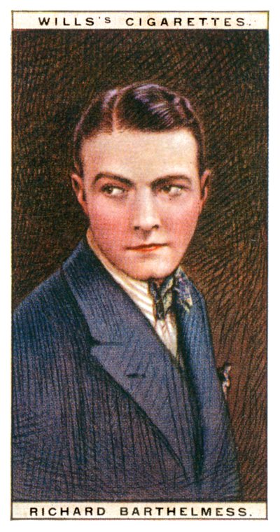 Richard Barthelmess 1895-1963, Amerikaanse filmster, 1928 door WD and HO Wills