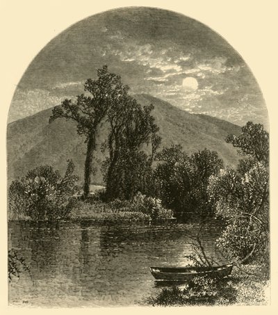 Hoosac River, North Adams, 1874 door W.H. Morse