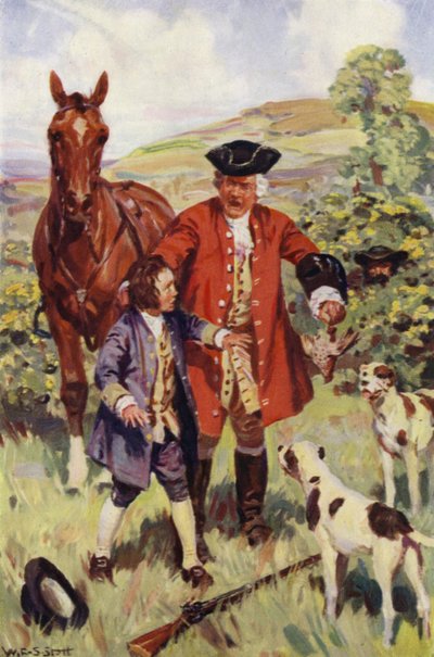 "De heer, die de jongen had doorzocht, zwoer grote wraak en zei dat hij Mr Allworthy op de hoogte zou brengen" door W.R.S. (after) Stott