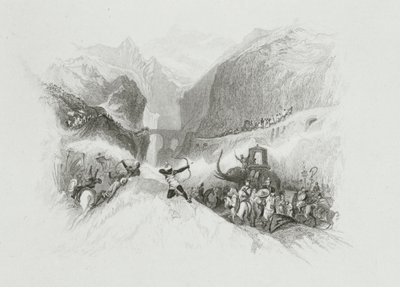 Hannibal (247-183 v.Chr.) trekt de Alpen over door W.R. Smith