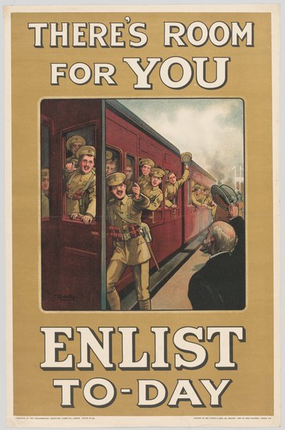 Er is plaats voor jou, meld je vandaag aan, 1914 door W. A. Fry