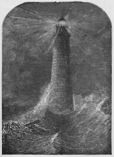 Minots Ledge Vuurtoren, Massachusetts, 1877, 1883 door W. H. Morse
