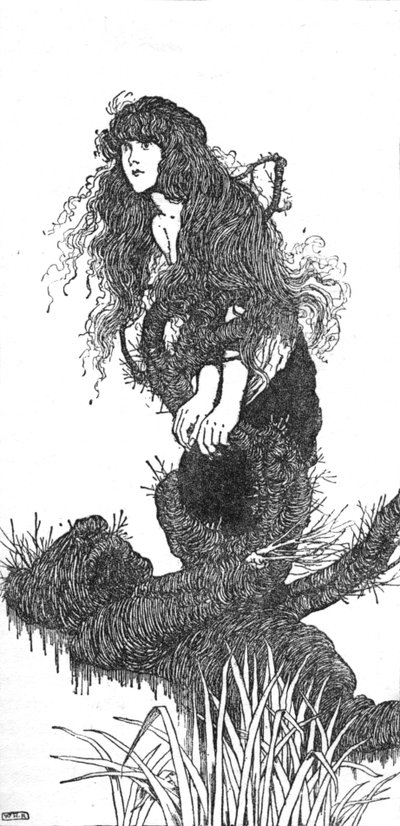 Hij was het die haar neerhaalde door William Heath Robinson
