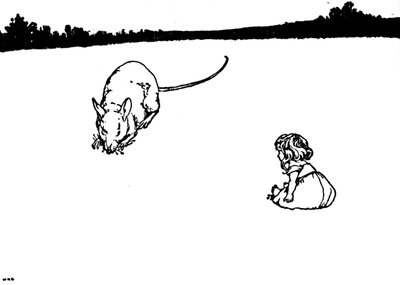 Jij Arm Klein Ding! Zei de Veldmuis, ca. 1930 door William Heath Robinson