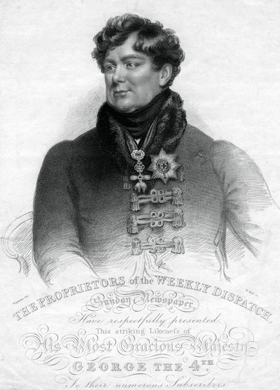 George IV, Koning van het Verenigd Koninkrijk en Hannover door W. Holl