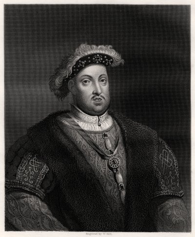 Hendrik VIII, Koning van Engeland en Ierland, 19e eeuw door W. Holl
