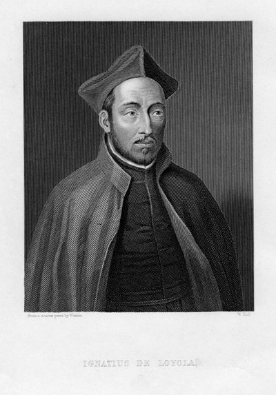 Ignatius van Loyola, generaal-overste van de Sociëteit van Jezus door W. Holl